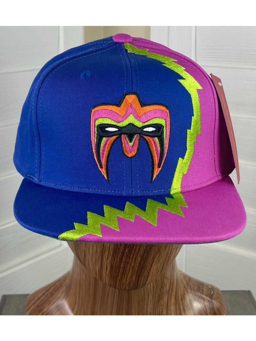The Ultimate Warrior WWF/WWE Wrestling Adjustable Snapback Hat - NWT